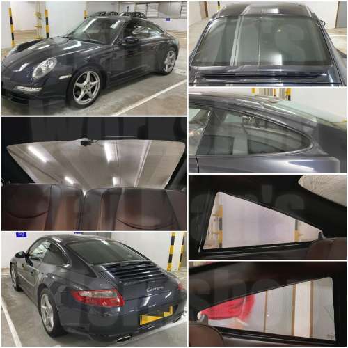 Porsche 991 911 997 996 993 濾光窗網太陽擋