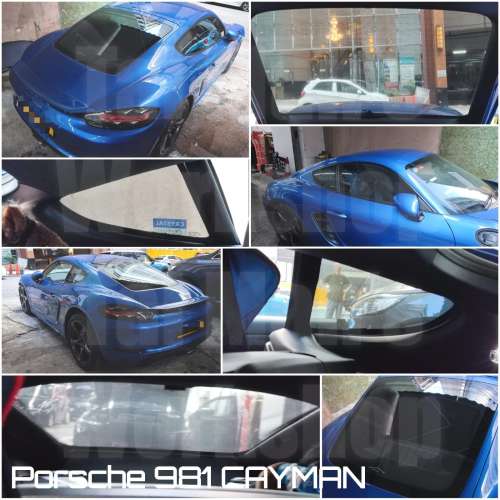 Porsche Cayman 濾光窗網太陽擋