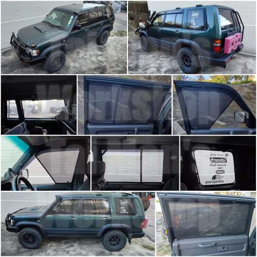 Isuzu Trooper 全車磁石濾光窗網太陽擋