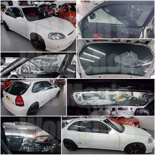 Honda Civic EK9 Type R 全車磁石濾光窗網太陽擋