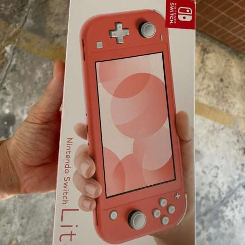 全新美水/ switch lite 粉紅色