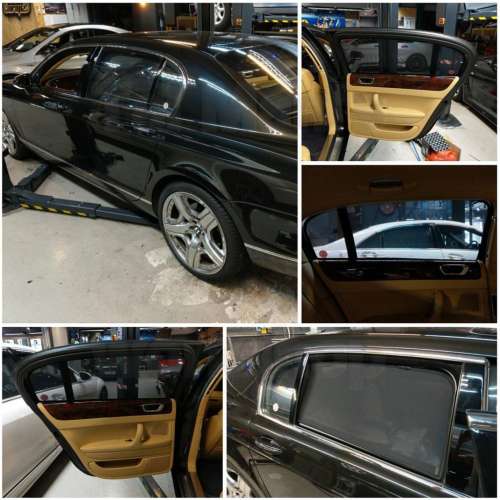 Bentley flying spur 全車磁石濾光窗網太陽擋