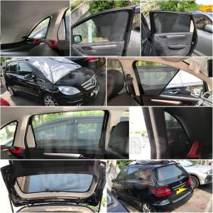 BENZ B200 B180 全車磁石濾光窗網太陽擋
