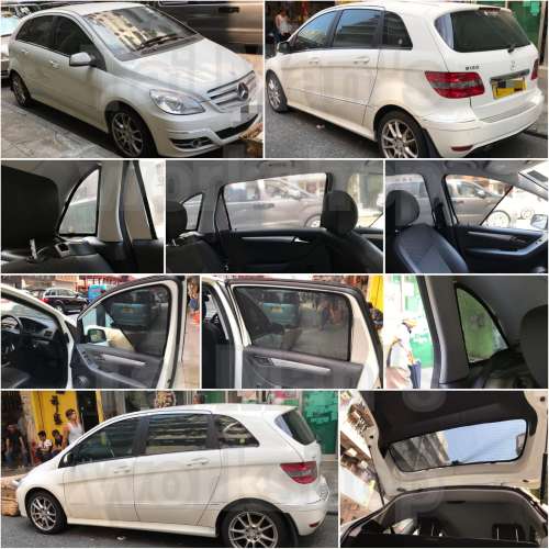 BENZ B200 B180 全車磁石濾光窗網太陽擋