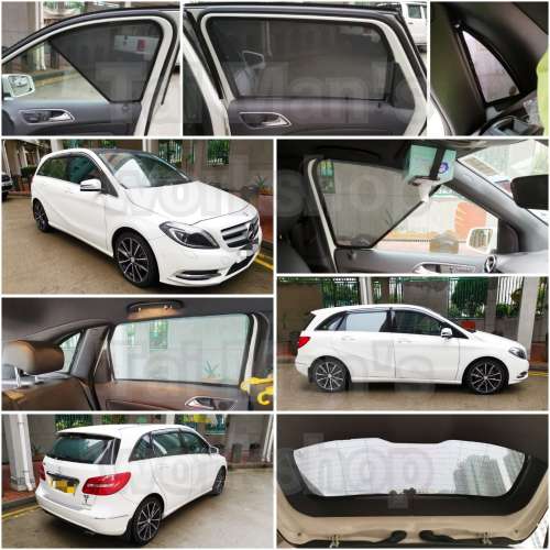 BENZ B200 B180 全車磁石濾光窗網太陽擋