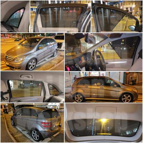 BENZ B200 B180 全車磁石濾光窗網太陽擋