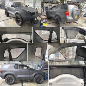 Isuzu Vehicross 全車磁石濾光窗網太陽擋