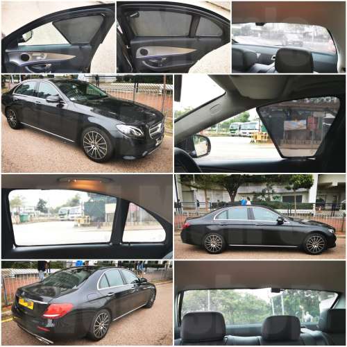 Benz Eclass E200 E250 E300 E350 E63 E55 全車磁石濾光窗網太陽擋