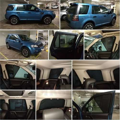 Landrover Freelander 全車磁石濾光窗網太陽擋