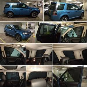 Landrover Freelander 全車磁石濾光窗網太陽擋