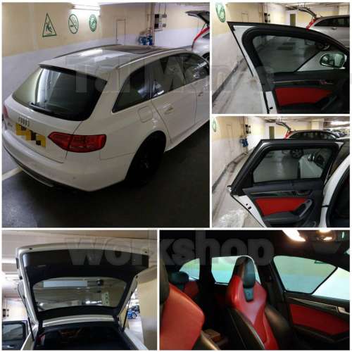 Audi A4 RS4 全車磁石濾光窗網太陽擋