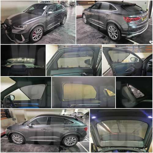 Audi Q3 Sportback 全車磁石濾光窗網太陽擋