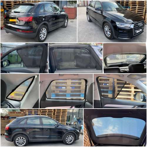 Audi Q3 Sportback 全車磁石濾光窗網太陽擋