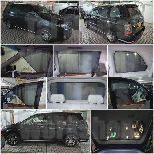 Mazda8 全車磁石濾光窗網太陽擋