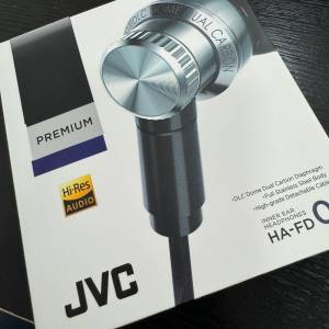 JVC HA-FD01 全不鏽鋼機身 + 碳/類鑽石塗層雙振膜單元