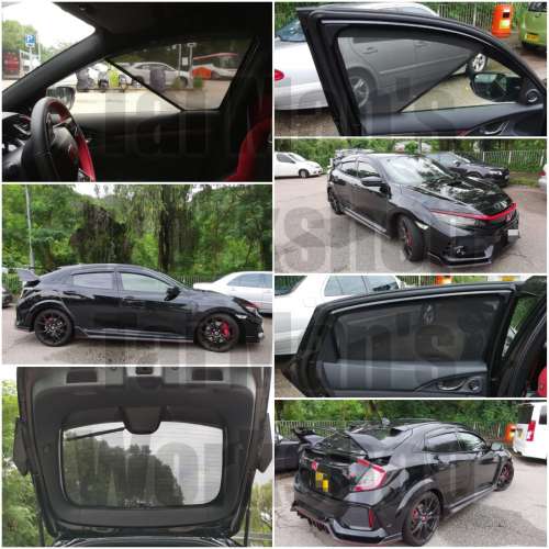 Honda Civic FK8 TypeR 全車磁石濾光窗網太陽擋