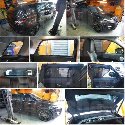 Landrover EVOQUE 全車磁石濾光窗網太陽擋