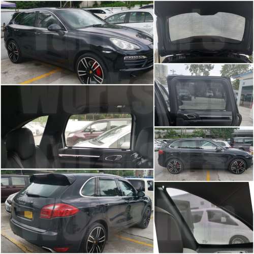 Porsche Cayenne 全車磁石濾光窗網太陽擋