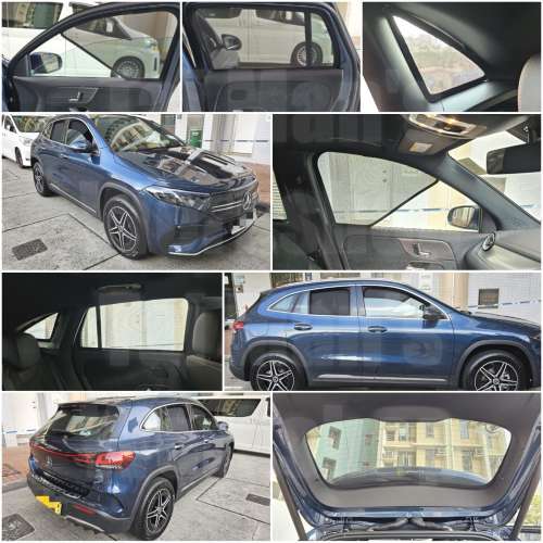 BENZ EQA 全車磁石濾光窗網太陽擋