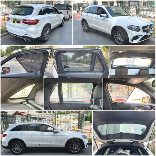 BENZ GLC 全車磁石濾光窗網太陽擋