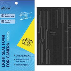 eTone Pre-Cut Light Seal Foam Sponge Kits Repair For Contax G1 Film Camera 防...