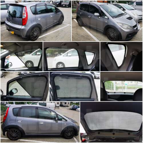 Mitsubishi Colt 全車磁石濾光窗網太陽擋