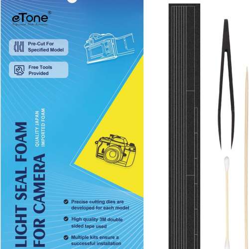 eTone Pre-Cut Light Seal Foam Sponge Kits Repair For Yashica Electro 35 G/GT/GS