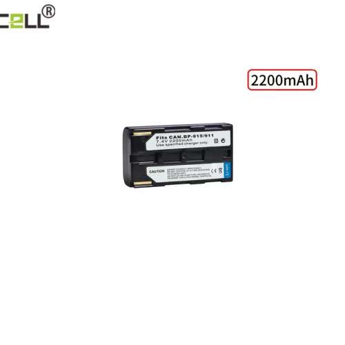 TPCELL Lithium-Ion Battery Pack For CANON BP-911, BP-911K, BP-914, BP-915 代用...