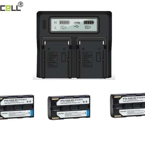 TPCELL Lithium-Ion Battery Pack For CANON BP-911, BP-911K, BP-914, BP-915 代用...