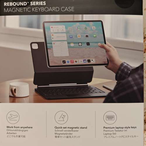 ESR Magnetic Keyboard Case for iPad Pro 12.9