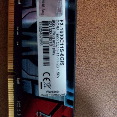 Aegis DDR3 8GB x 2 及 i3 cpu 4160