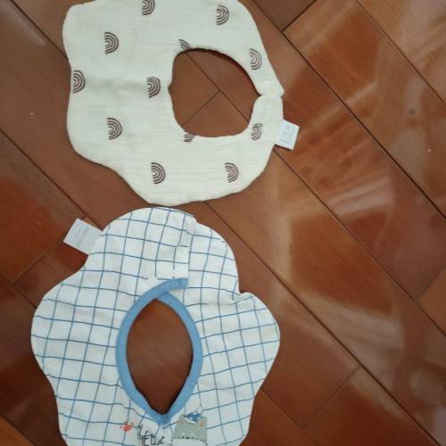 寶寶口水巾帽子