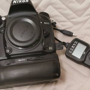 Nikon 全片幅 D610 改天文相机 /連MB-14直度