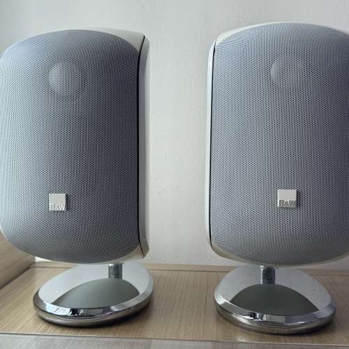 80%新 BOWERS & WILKINS B&W M-1 Satellite Speaker衛星喇叭(白色) (一對)