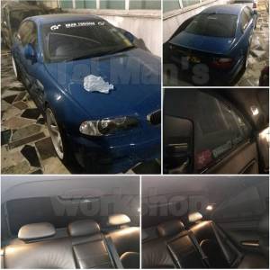 BMW E46 濾光窗網太陽擋