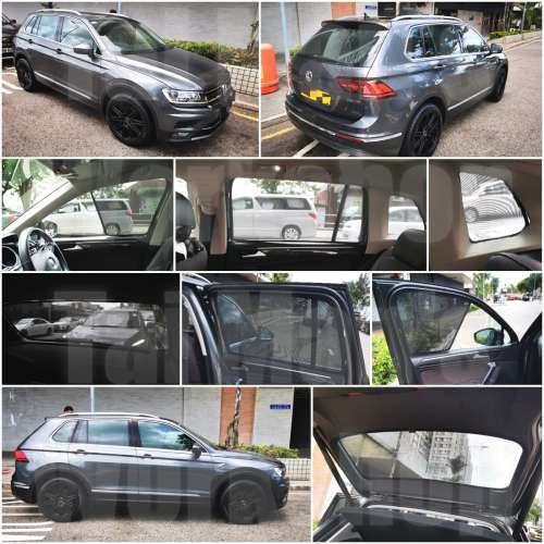 VW Tiguan 全車磁石濾光窗網太陽擋