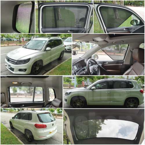 VW Tiguan 全車磁石濾光窗網太陽擋