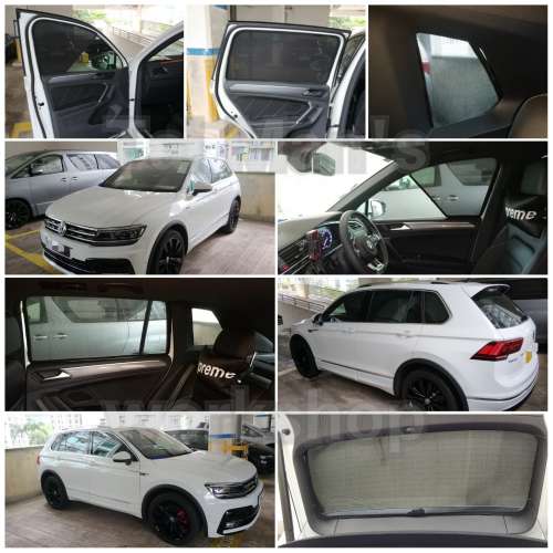 VW Tiguan 全車磁石濾光窗網太陽擋