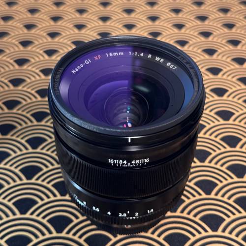 95%新 Fujifilm XF 16mm F1.4 R WR