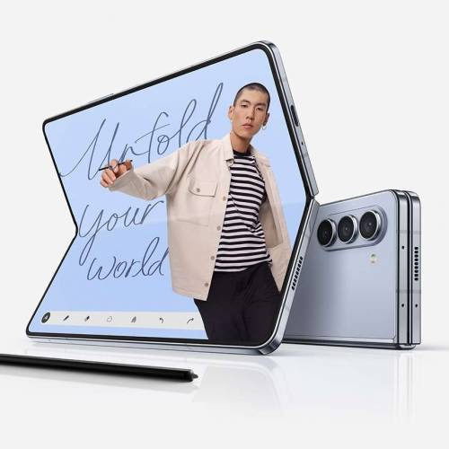 NEW Samsung Galaxy Z fold 5 ( 12 + 512 GB ) Icy Blue