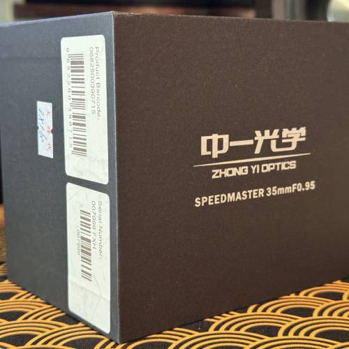 95%新 中一光學 35mm F0.95 for Fujifilm X