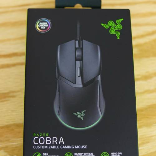 Razer Cobra 雷蛇眼鏡蛇 RBG燈光 有線遊戲滑鼠