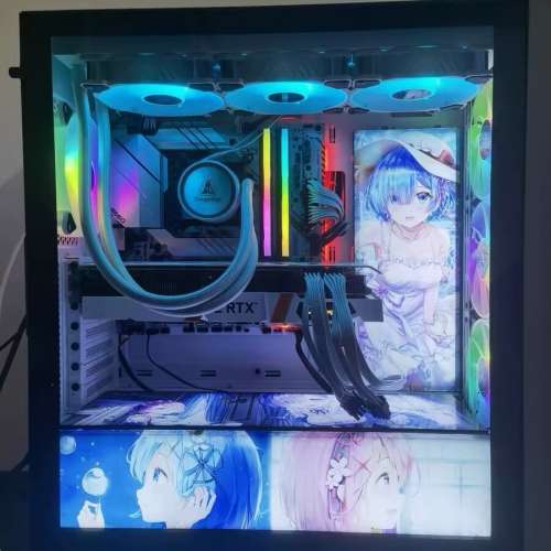 第 10 代 Intel® Core™ i7 處理器 台式水冷電競RGB 電腦主機，高配16G 記憶體，4G...