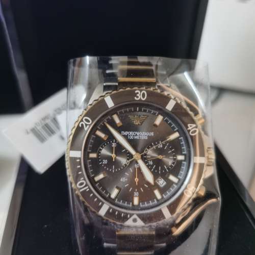 全新 emporio armani AR11361 手錶 腕錶 43mm 帶盒有單 有保養