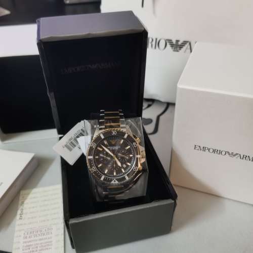 全新 emporio armani AR11361 手錶 腕錶 43mm 帶盒有單 有保養