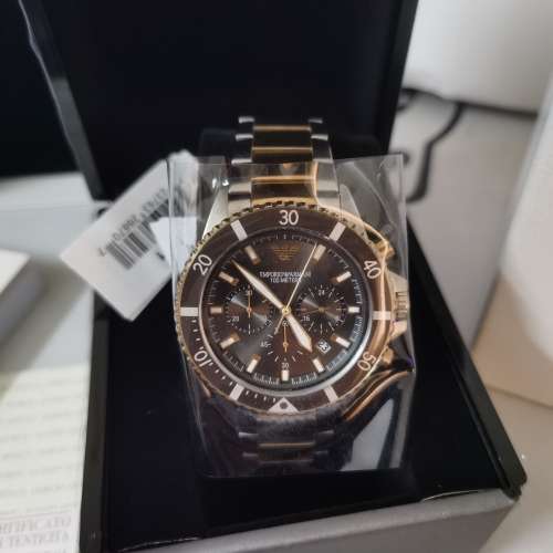 全新 emporio armani AR11361 手錶 腕錶 43mm 帶盒有單 有保養