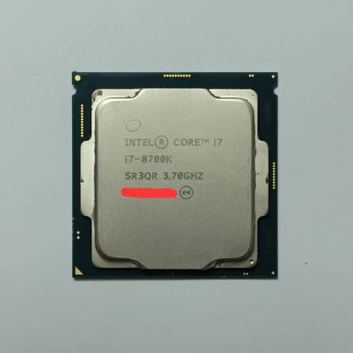 電腦 Intel cpu i7 8700k