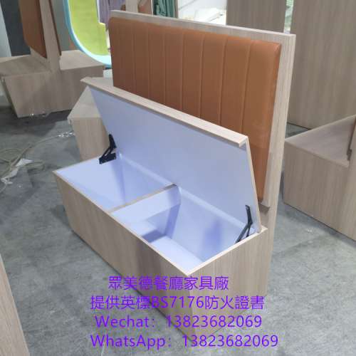 專業生產餐廳沙發傢具廠,阻燃皮革卡位梳化咕臣訂做,半圓卡位弧形沙發訂造,防火皮革...