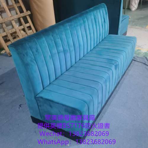 弧形卡位梳化沙發訂製,茶餐自助餐廳半圓卡位梳化咕臣訂做,儲物櫃沙發座椅加工廠直售