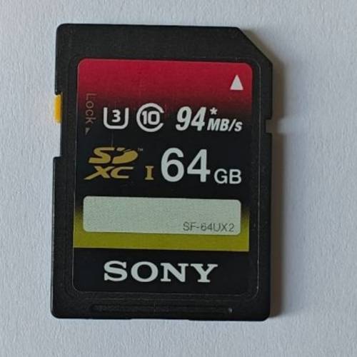 Sony 64Gb Card